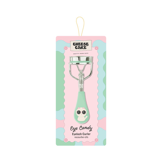 Curling Up Cool Cat Eyelash Curler - Green