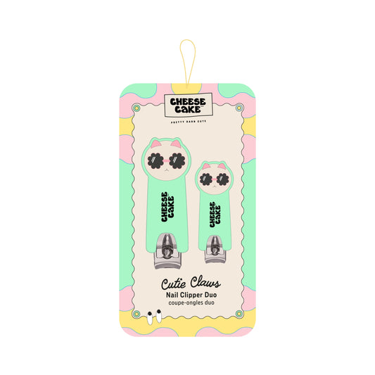 2pc Cutie Claws Cat Nail Clippers Duo - Green