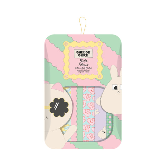 6pc Cat's Claws Nail File Set - Cute Icons