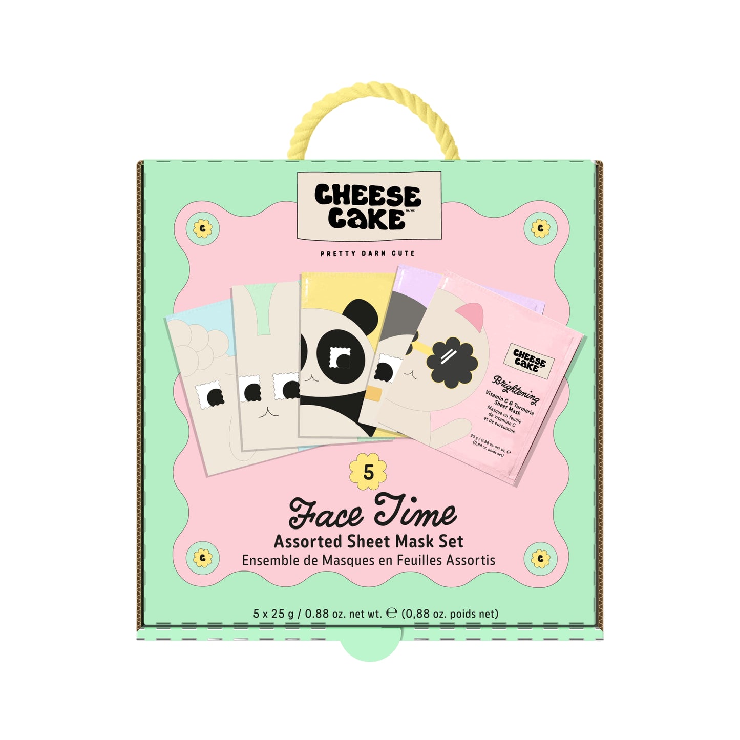 5 x 25ml Face Time Sheet Mask Set - Assorted