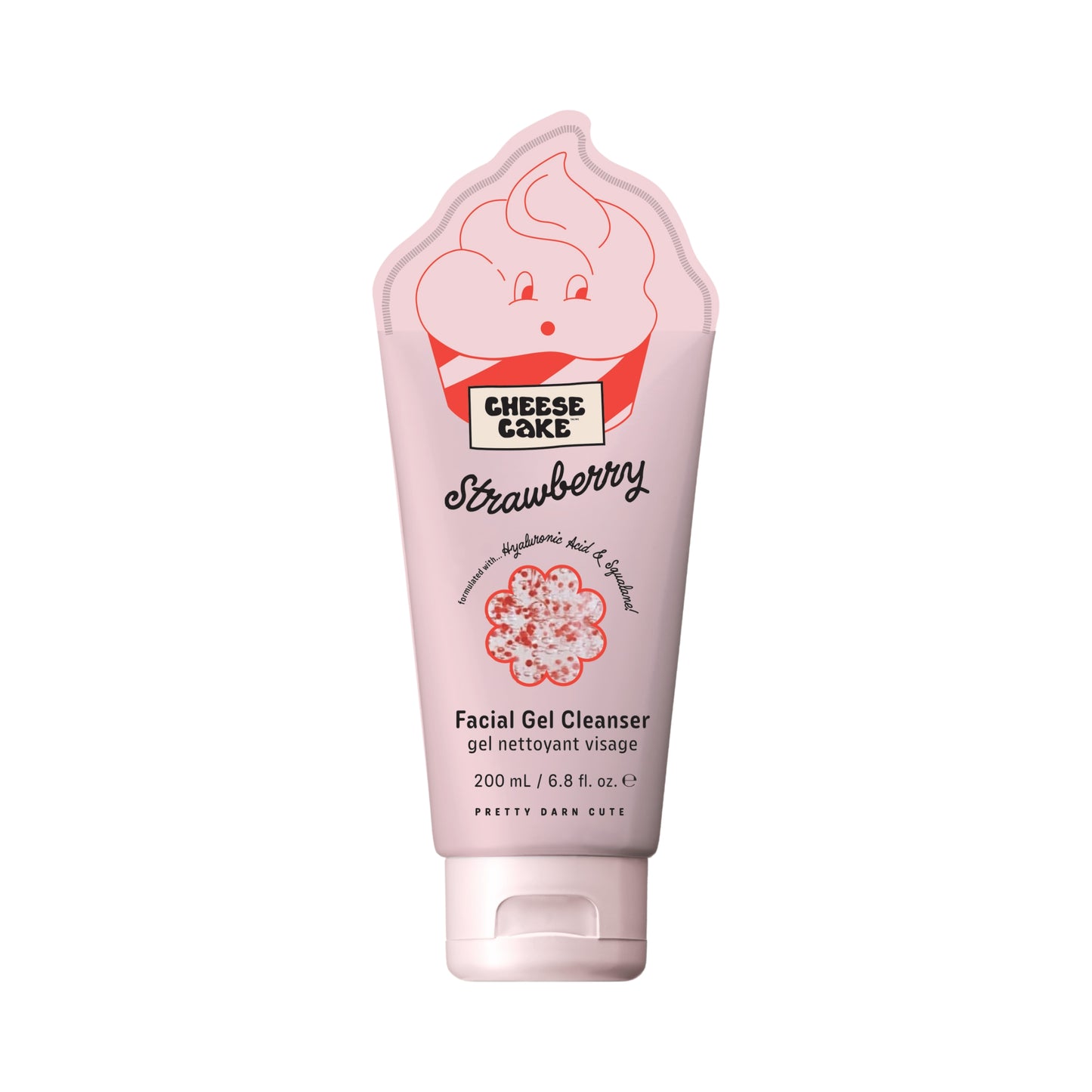 200ml Strawberry Gel Cleanser - Hyaluronic Acid & Squalane